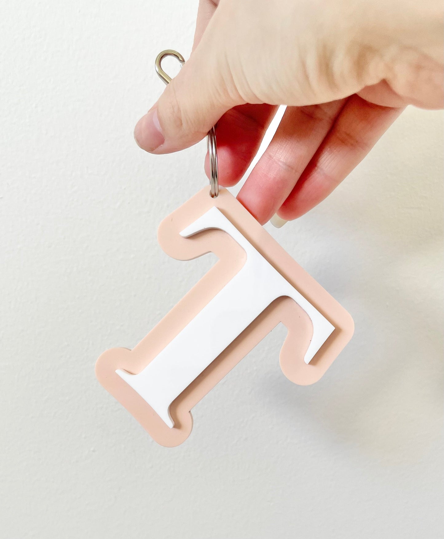 Letter Keyring - Double Layered Acrylic