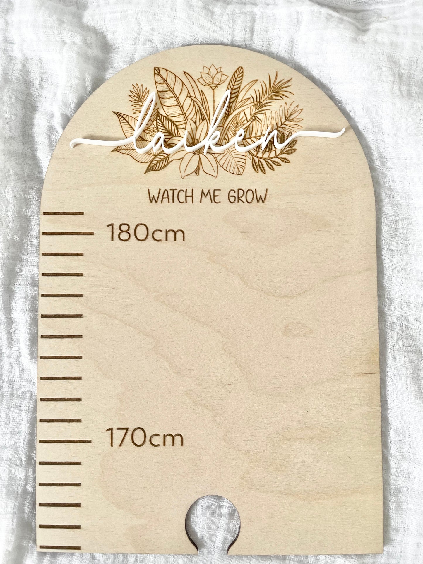 Height Chart - Leaf Design