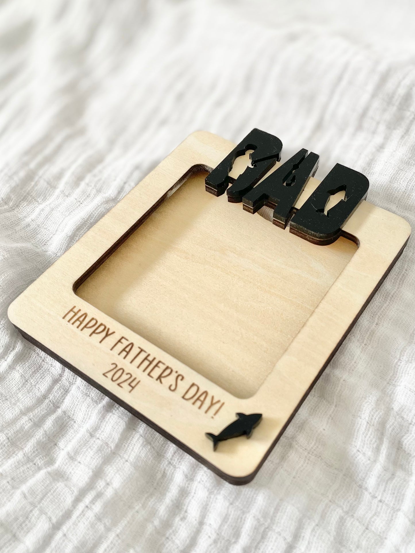 Father's Day 'Dad' Magnet Photo Frame