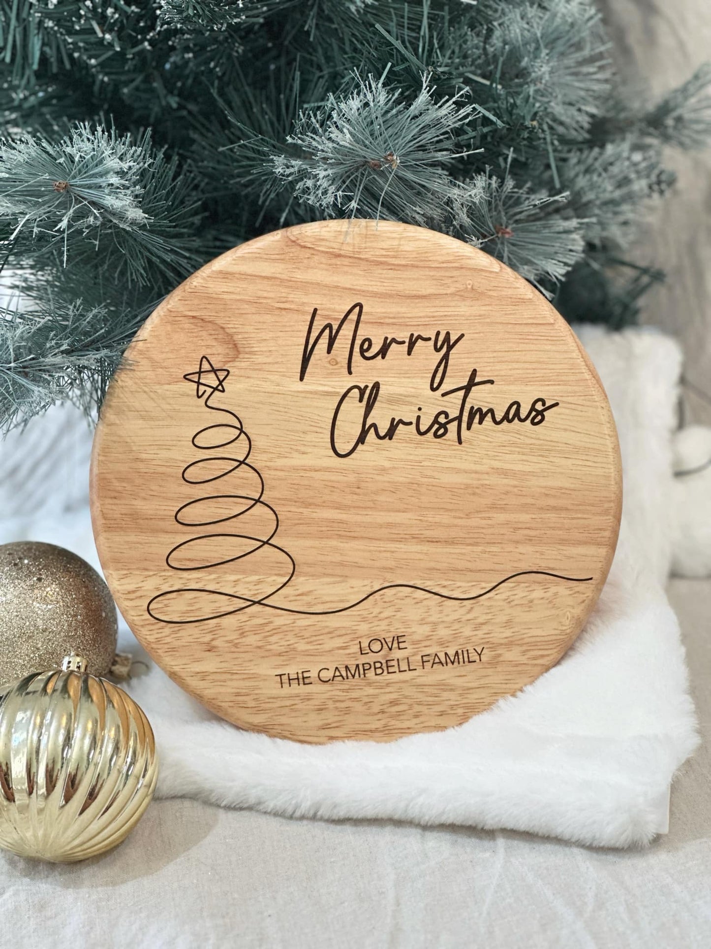 Personalised Christmas Cheeseboard