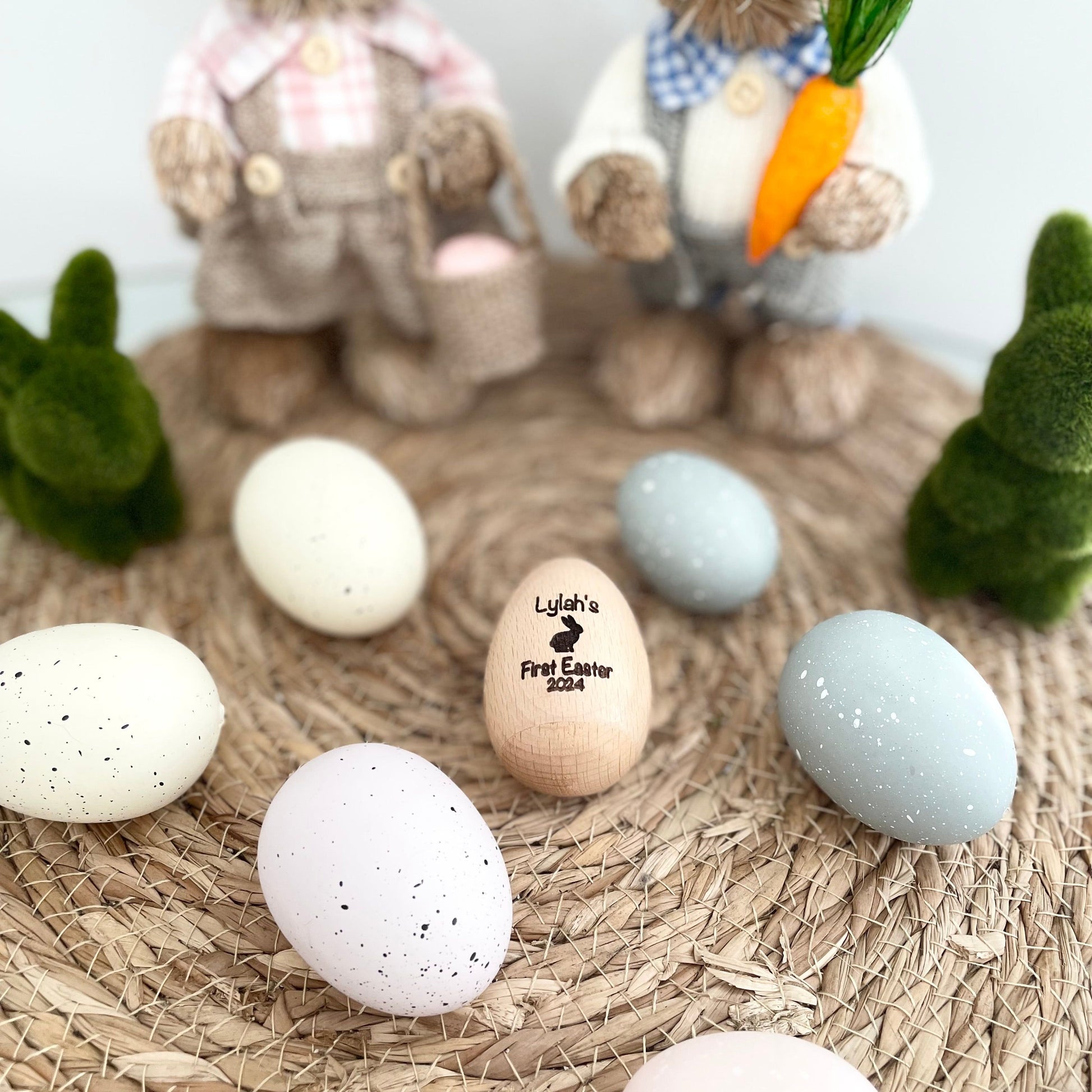 My First Easter Wooden Shaker Egg - Little Keep & Co