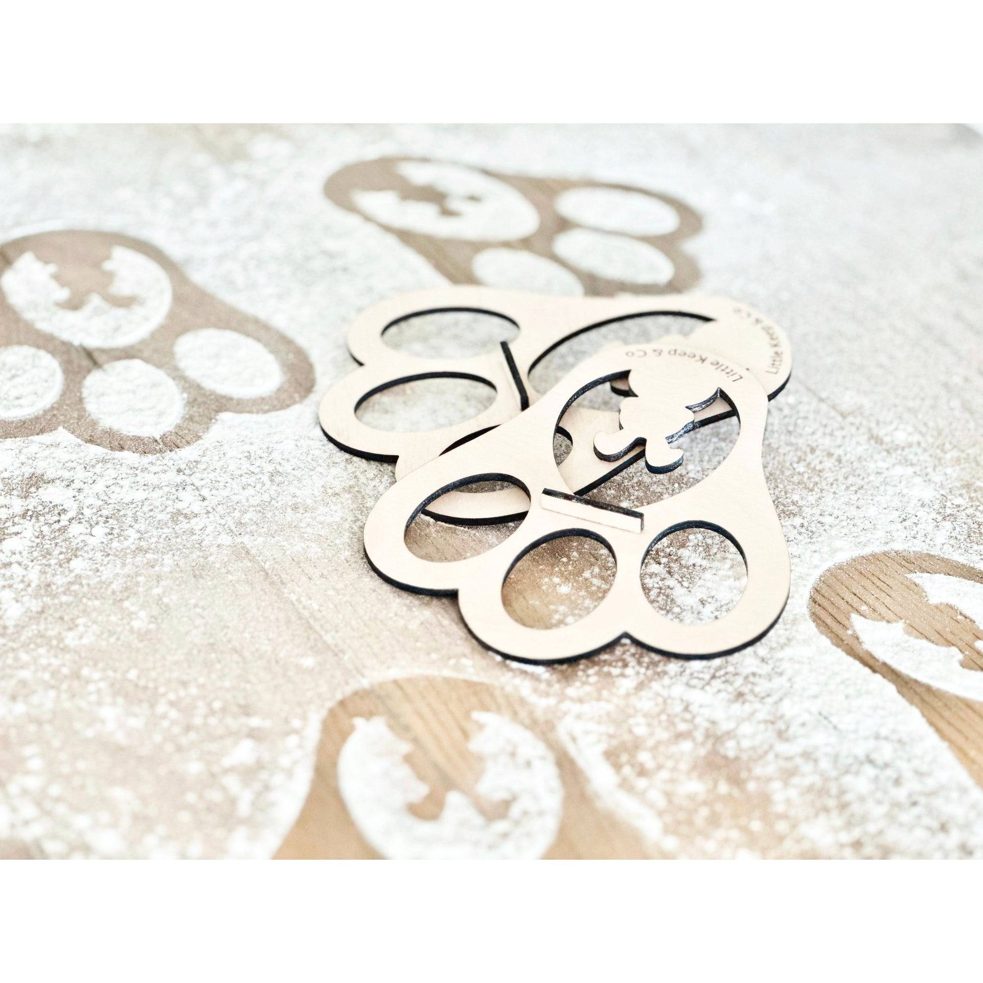 Easter Bunny Footprint Stencils - Little Keep & Co