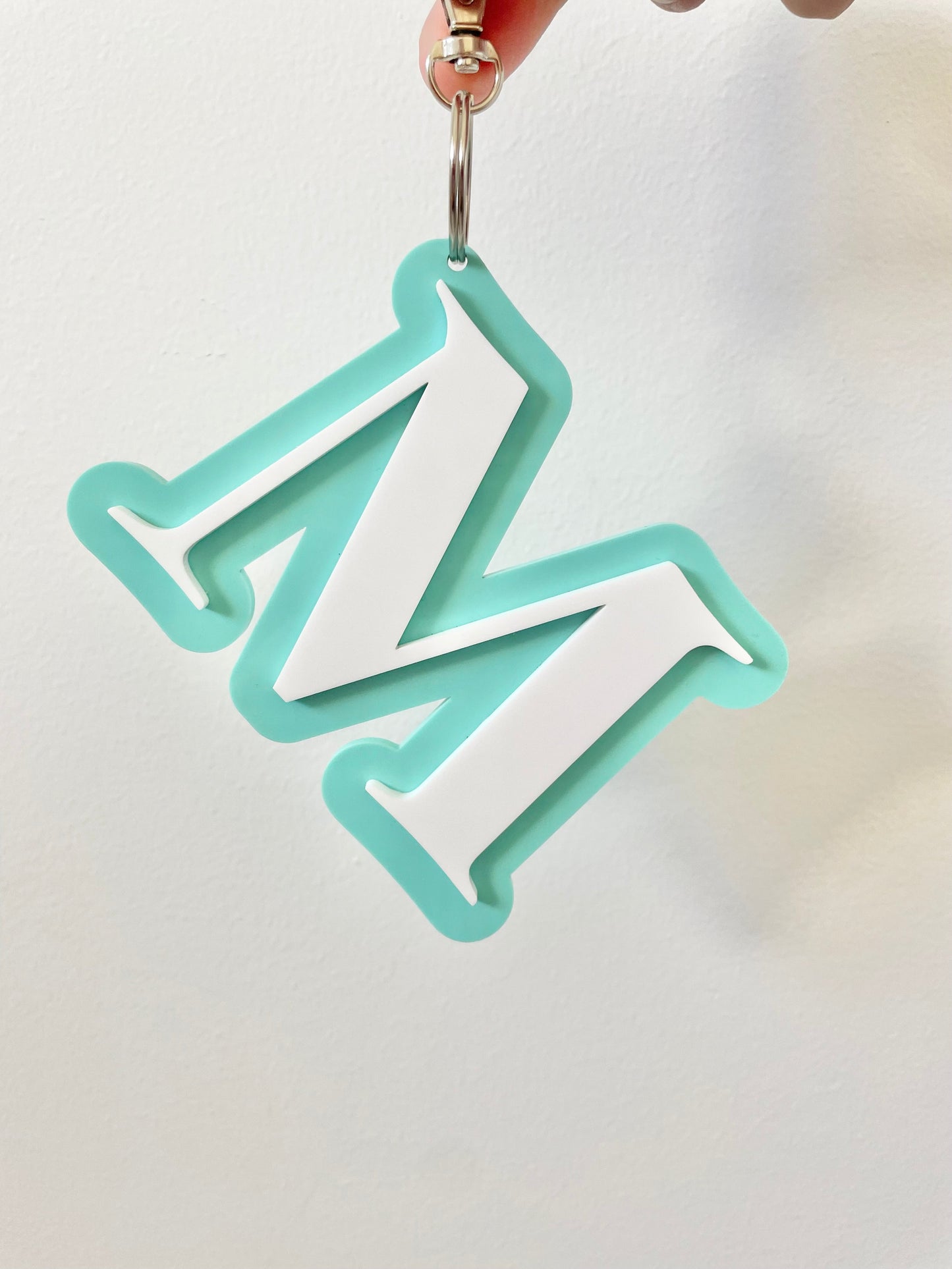 Letter Keyring - Double Layered Acrylic