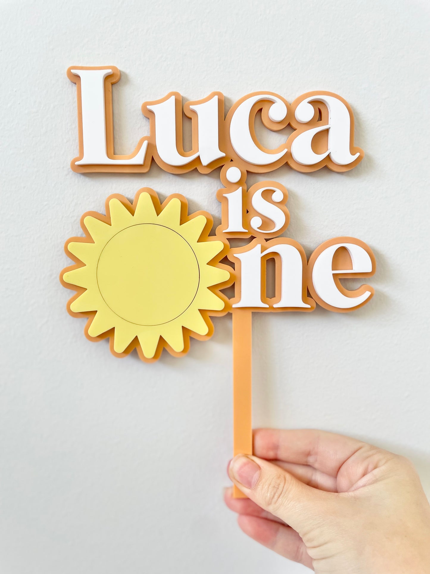 Sun Cake Topper