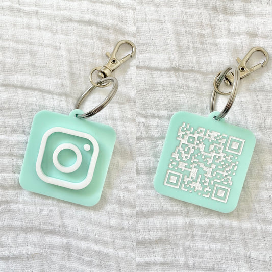 Business QR Code Keyring