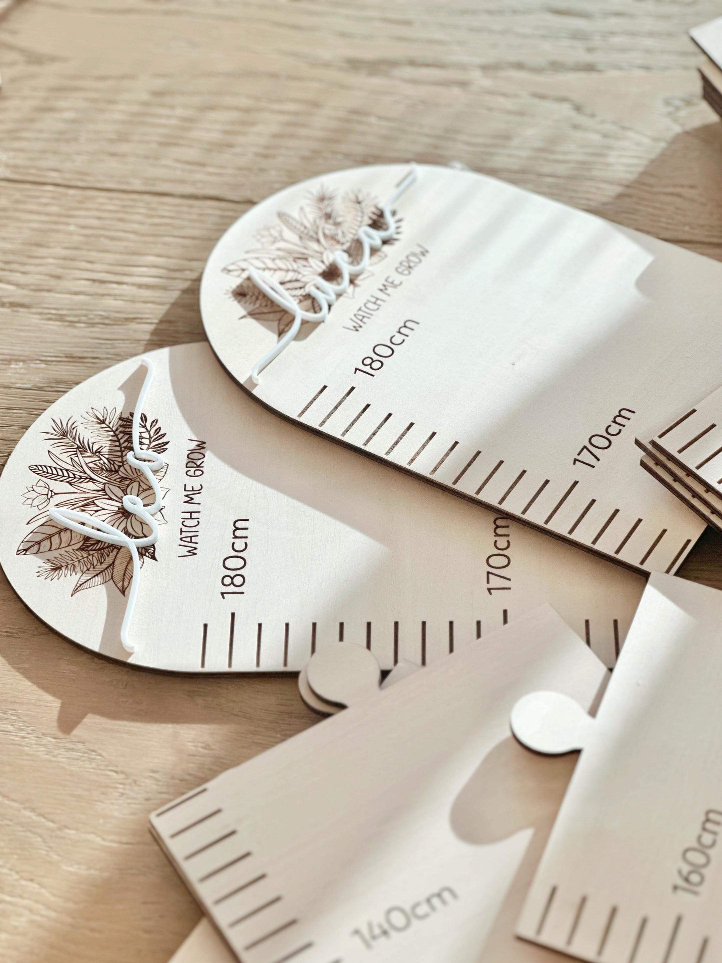 Height Chart - Leaf Design