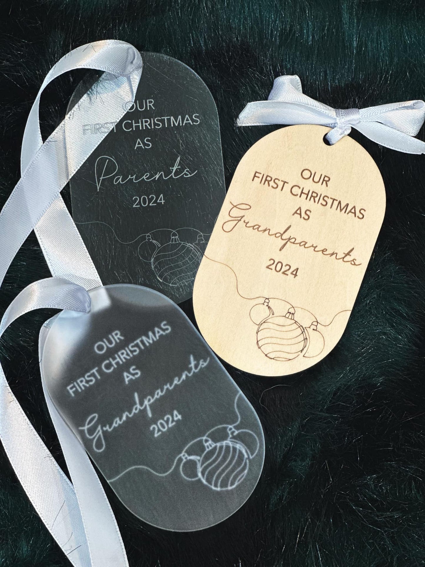 Christmas Tree Milestone Ornaments