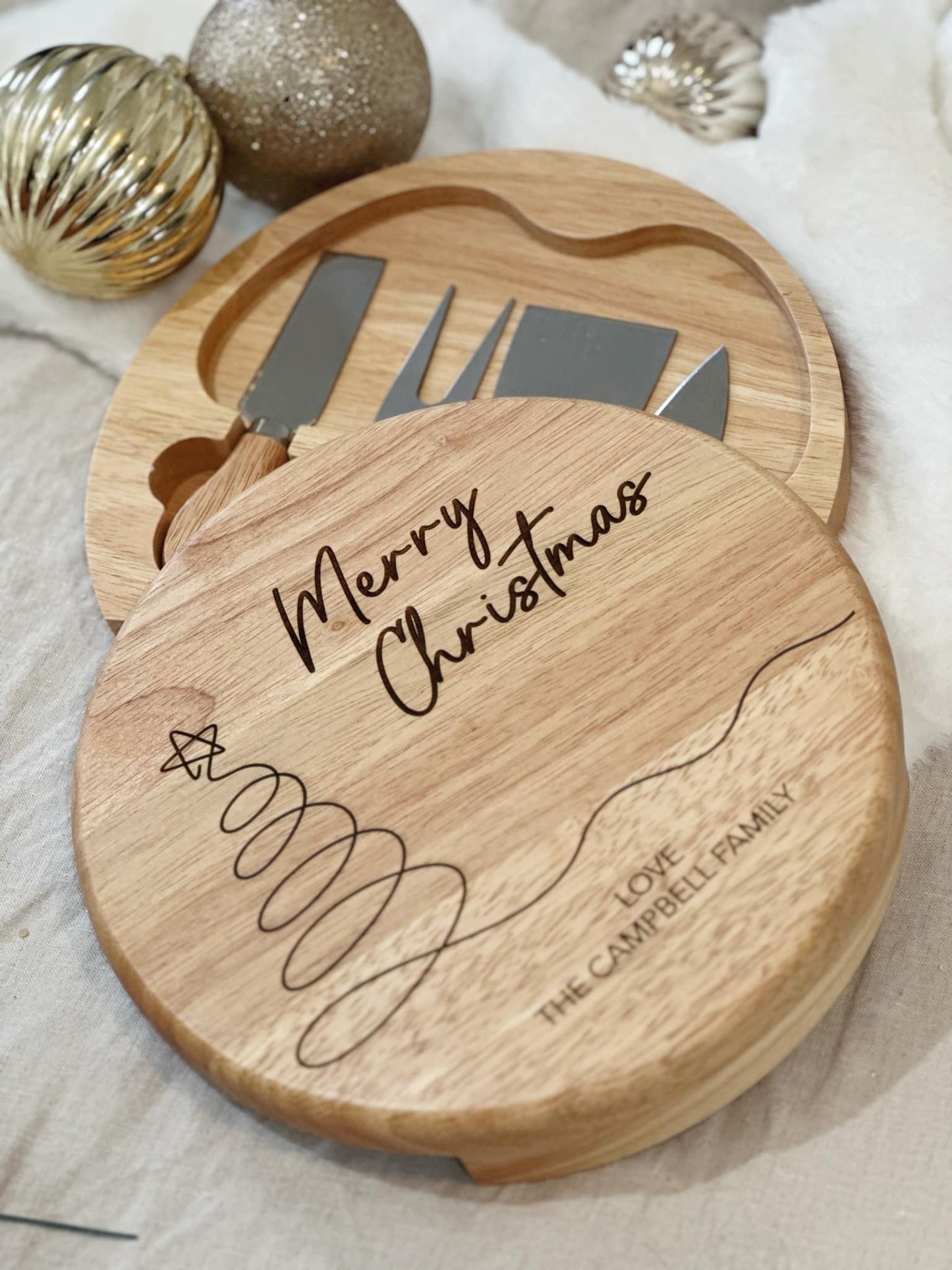 Personalised Christmas Cheeseboard