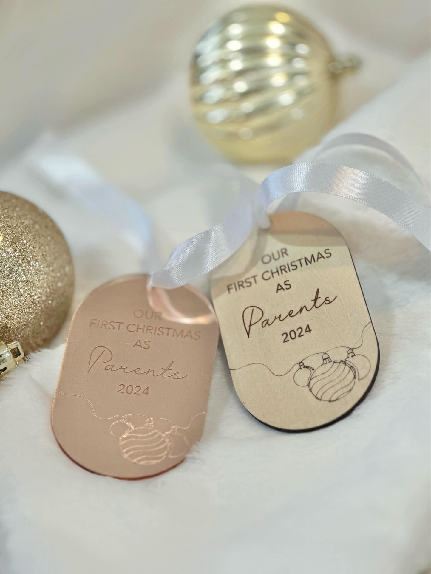 Christmas Tree Milestone Ornaments