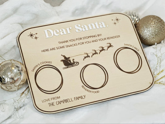 Dear Santa Treat Board