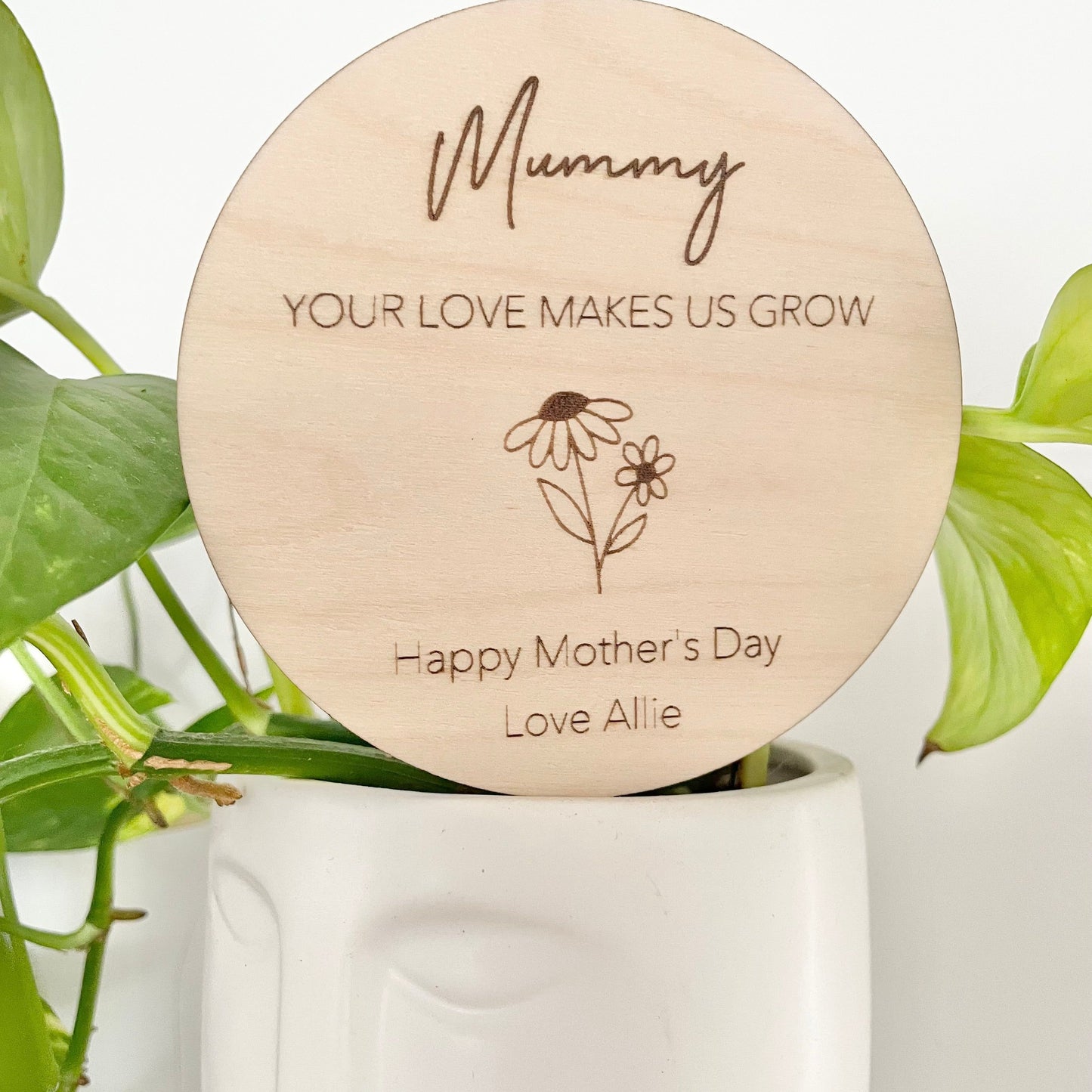 Mother's Day Planter Stick - Little Keep & Co