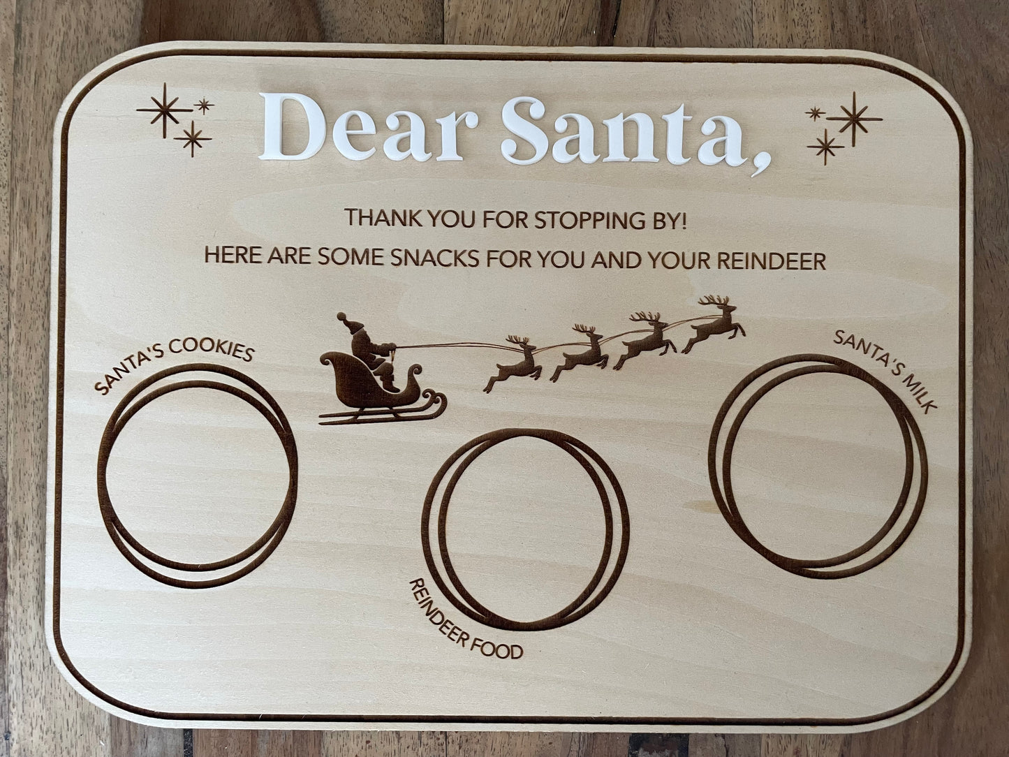 Dear Santa Treat Board (no personalisation)