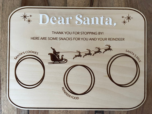 Dear Santa Treat Board (no personalisation)