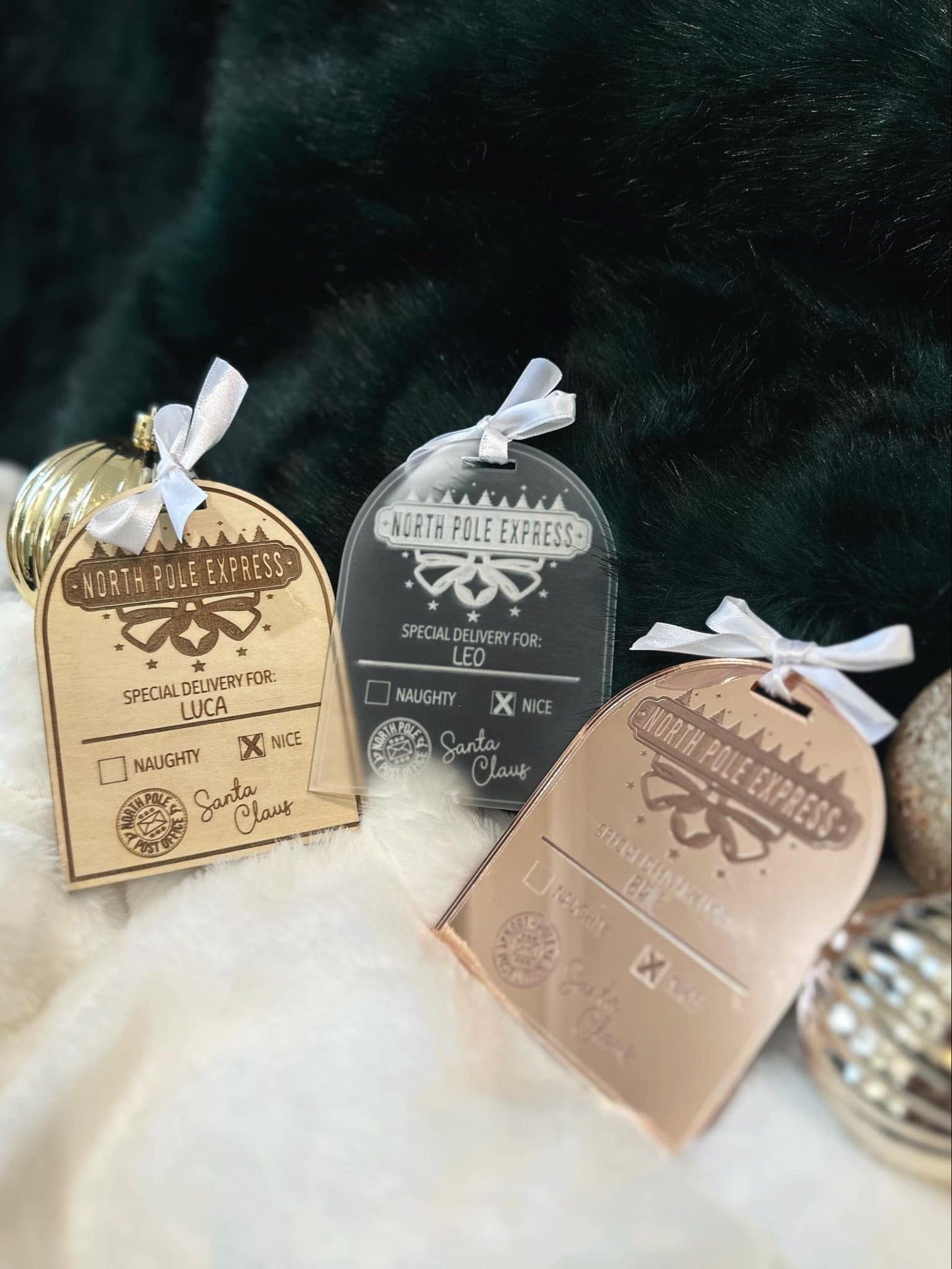 North Pole Express Gift Tag