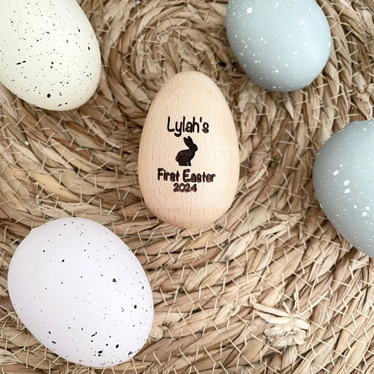 My First Easter Wooden Shaker Egg - Little Keep & Co