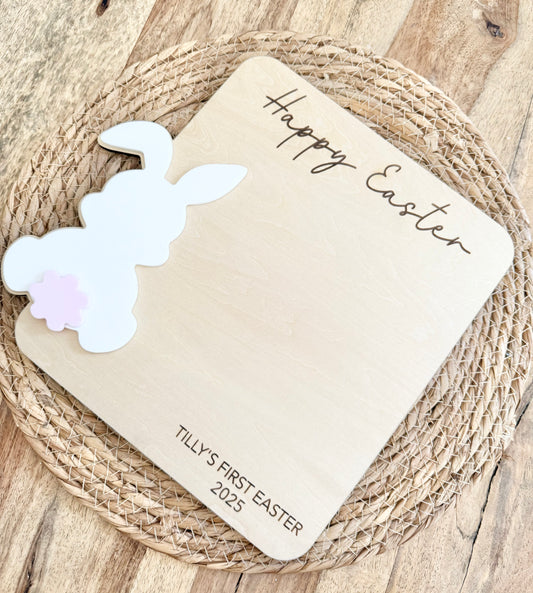 My First Easter Hand and Footprint Plaque