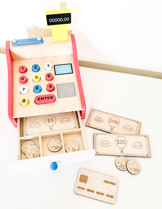 Wooden Play Money