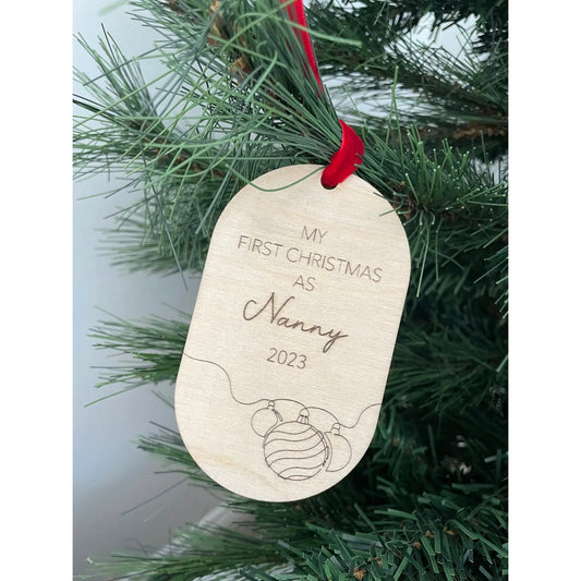 Christmas Tree Milestone Ornaments - Little Keep & Co