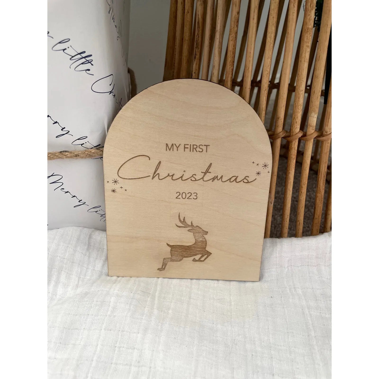 My First Christmas Plaque - Little Keep & Co