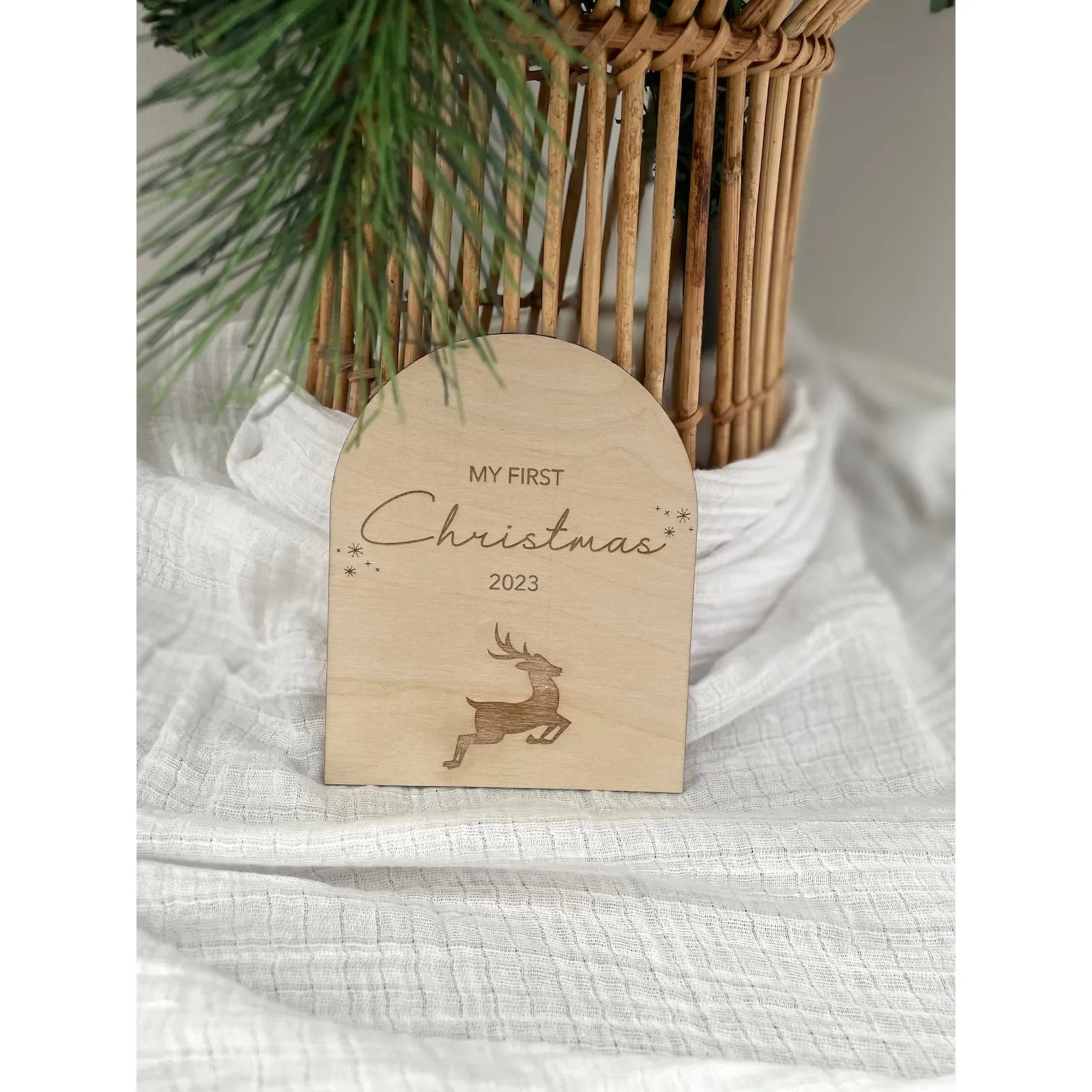 My First Christmas Plaque - Little Keep & Co