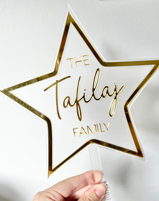 Personalised Christmas Tree Topper