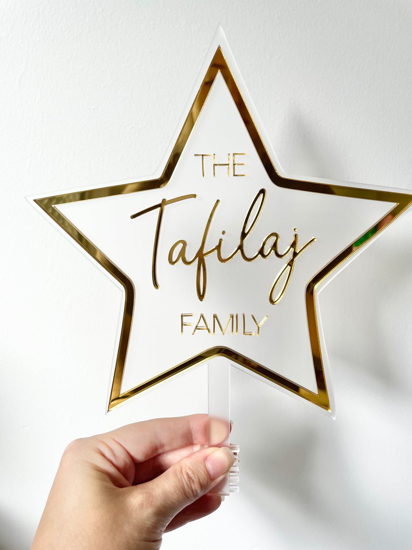 Personalised Christmas Tree Topper