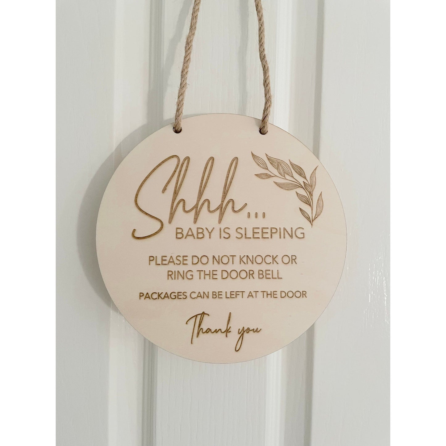 Baby Sleeping Door Sign - Little Keep & Co