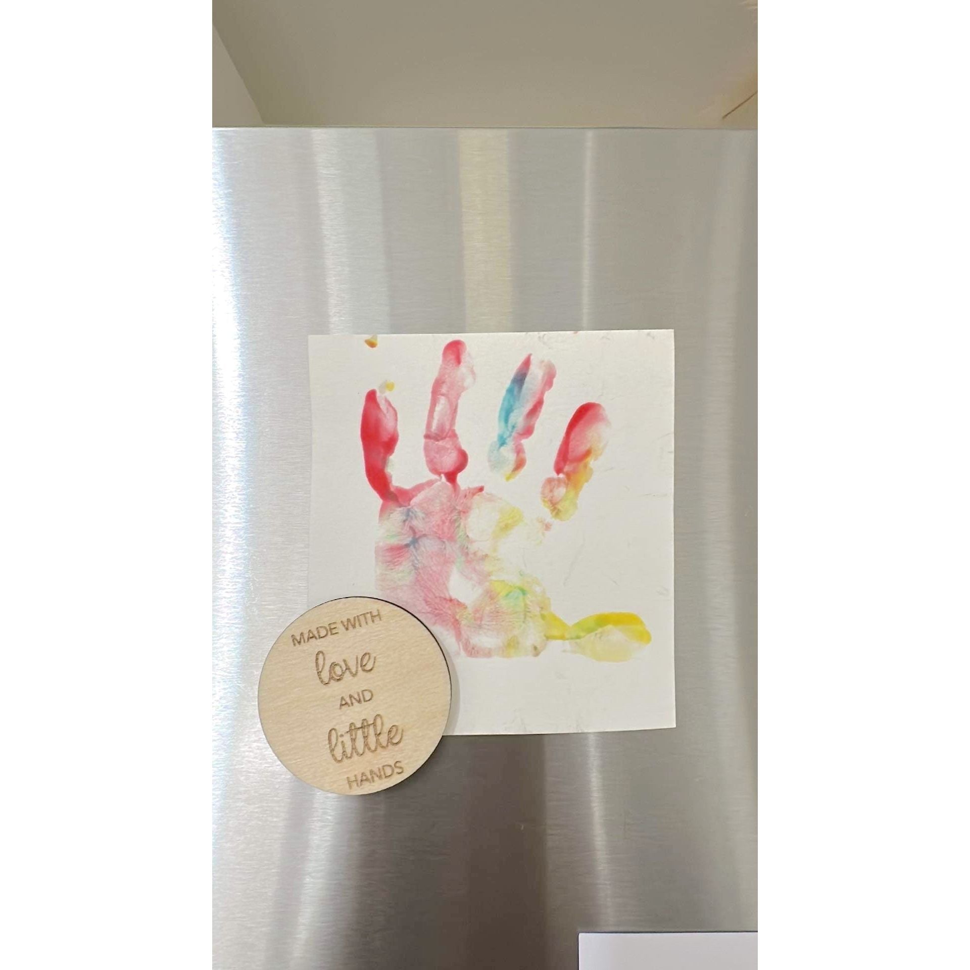 Made With Love - Wooden Magnet 4pk - Little Keep & Co