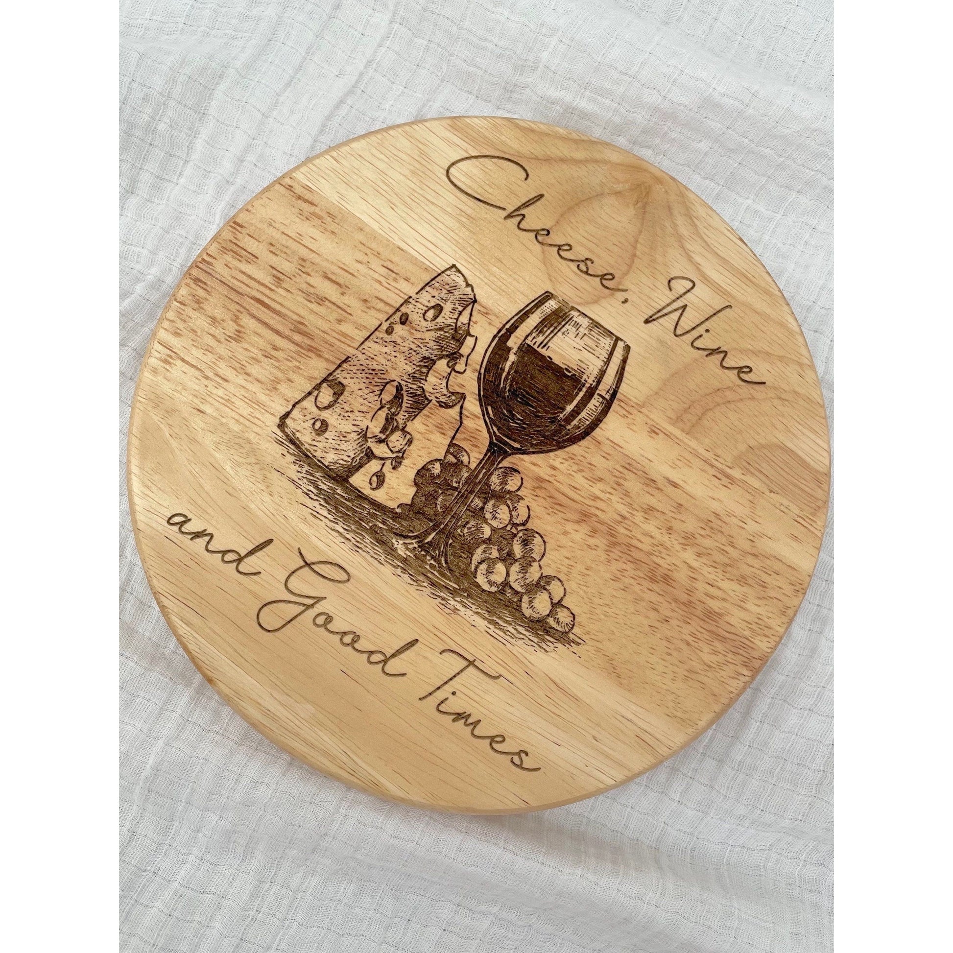 Engraved Cheeseboard & Knife Set - Little Keep & Co