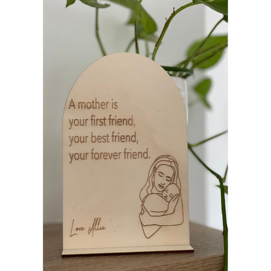 Mother's Day Quote Plaque - Little Keep & Co