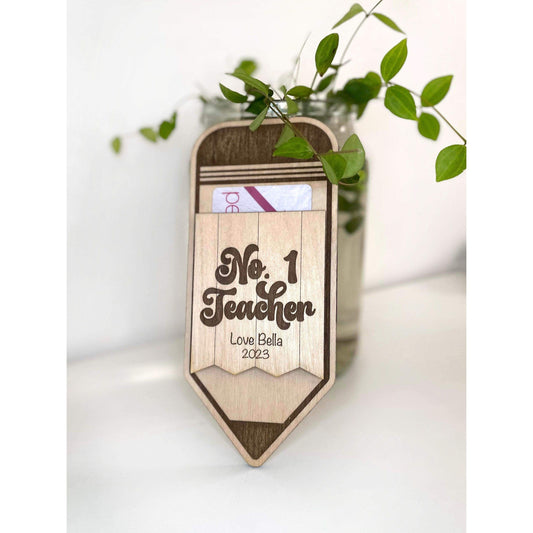 Pencil Shaped Gift Card Holder - Little Keep & Co