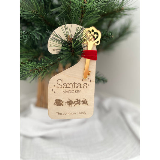 Santa’s Magic Key Door Hanger - Little Keep & Co