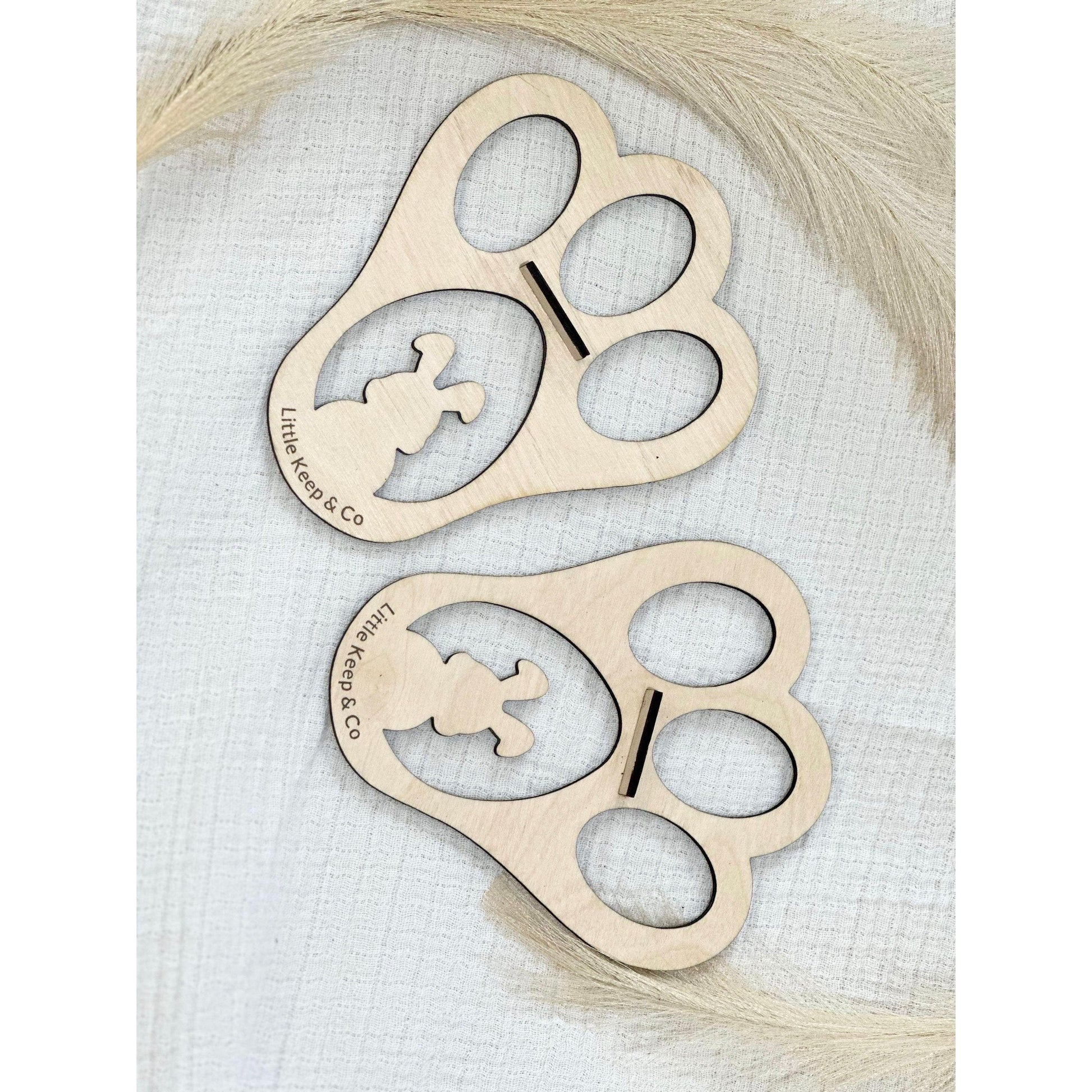 Easter Bunny Footprint Stencils